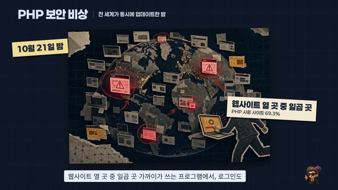 PHP 긴급 패치, 로그인 없이 서버가 뚫린다? PHP2Shell 원리와 내 서버 확인·패치법
